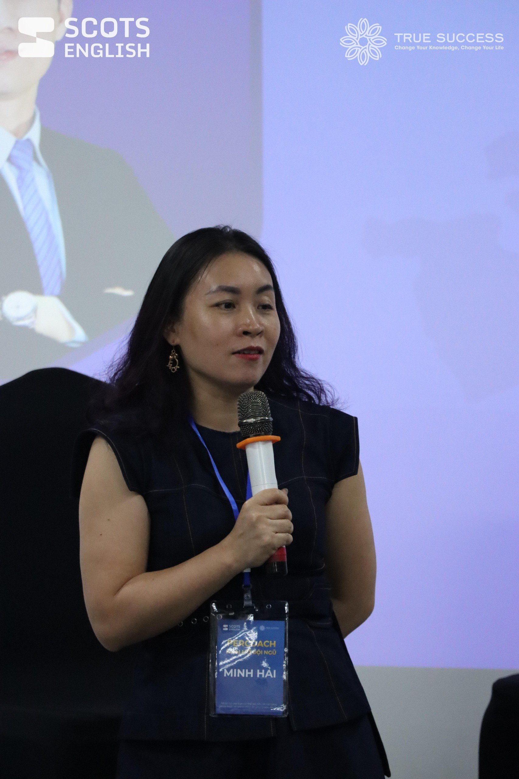 Mrs. Nguyễn Thị Minh Hải - CEO Scots English chia sẻ tại lễ tổng kết