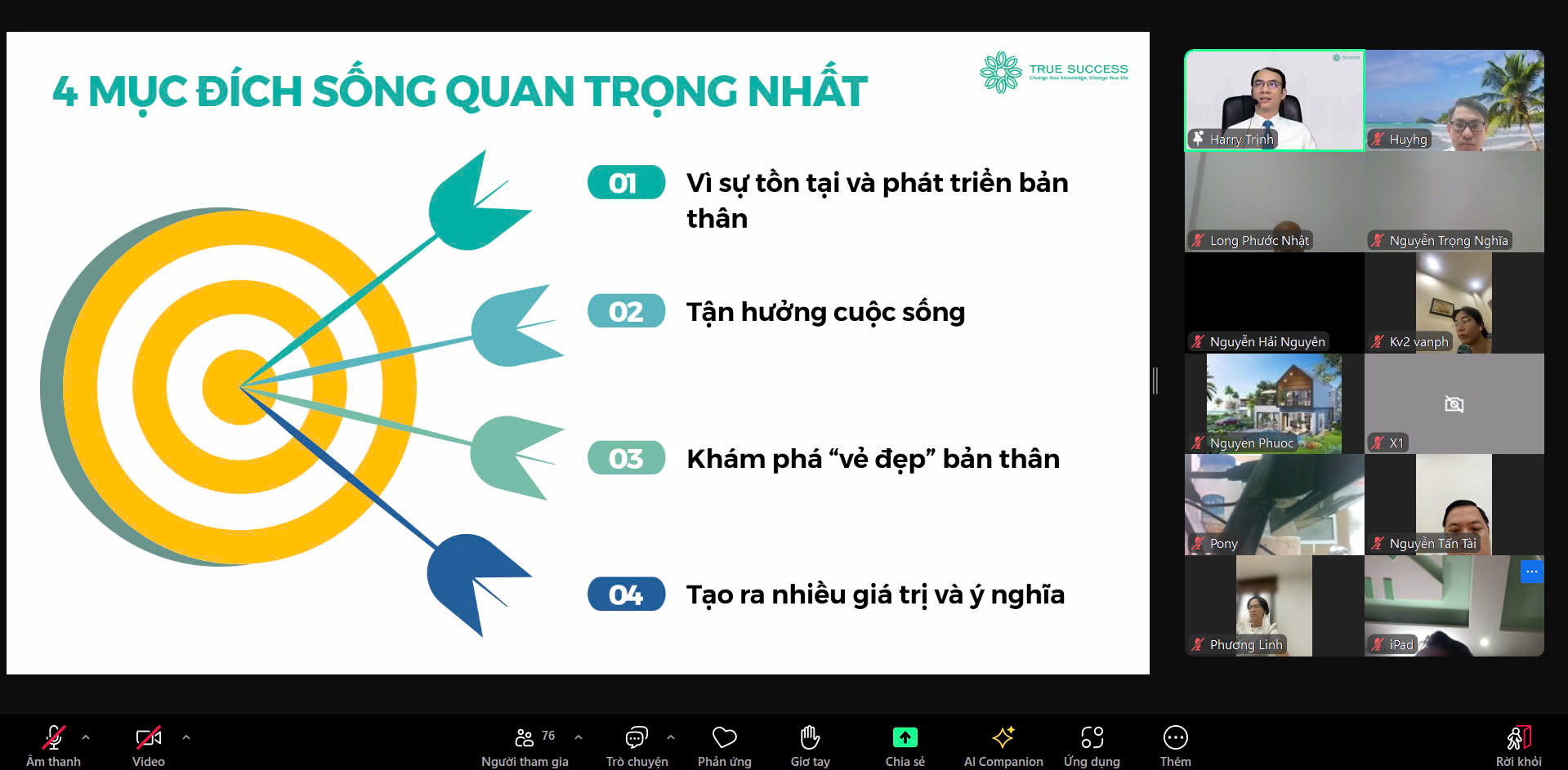 4 mục đích quan trọng nhất