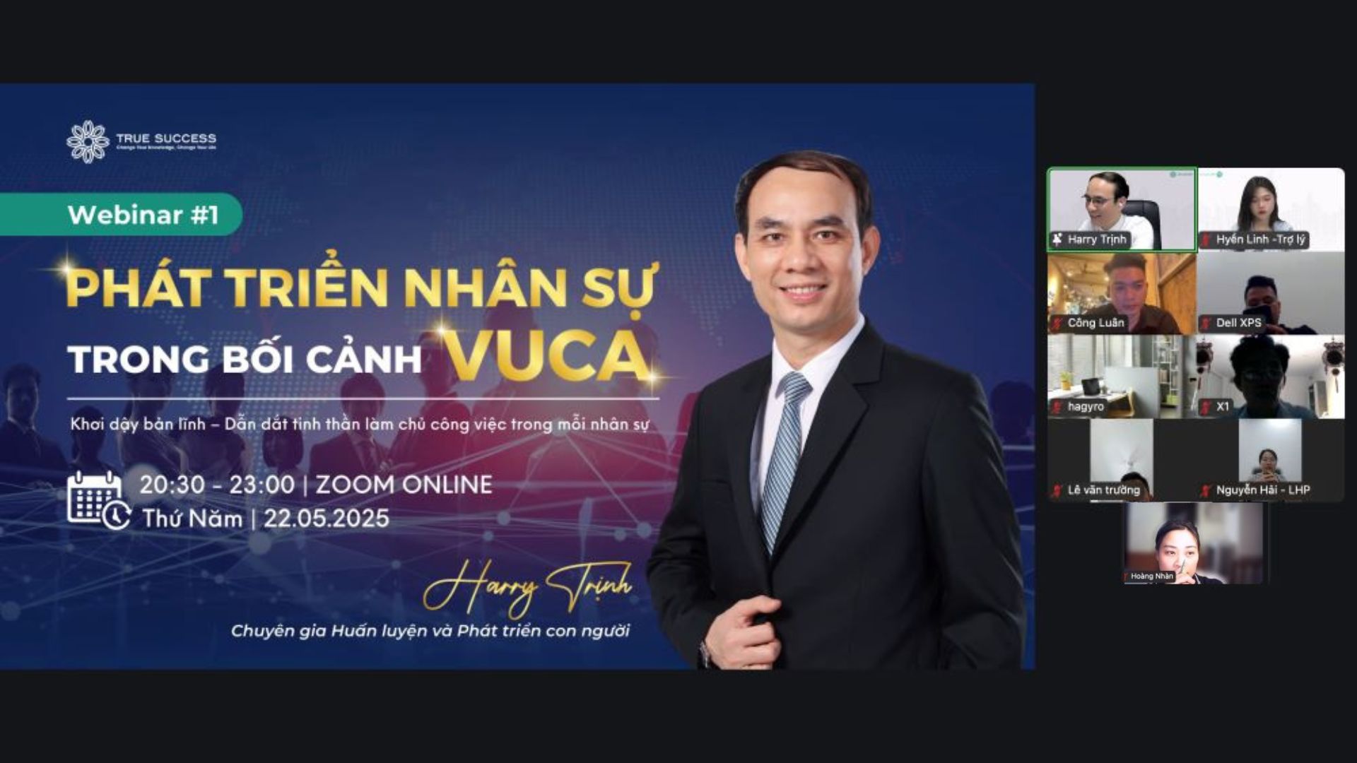 Webinar #1 "Phát triển nhân sự trong bối cảnh VUCA" 16 Link Zoom