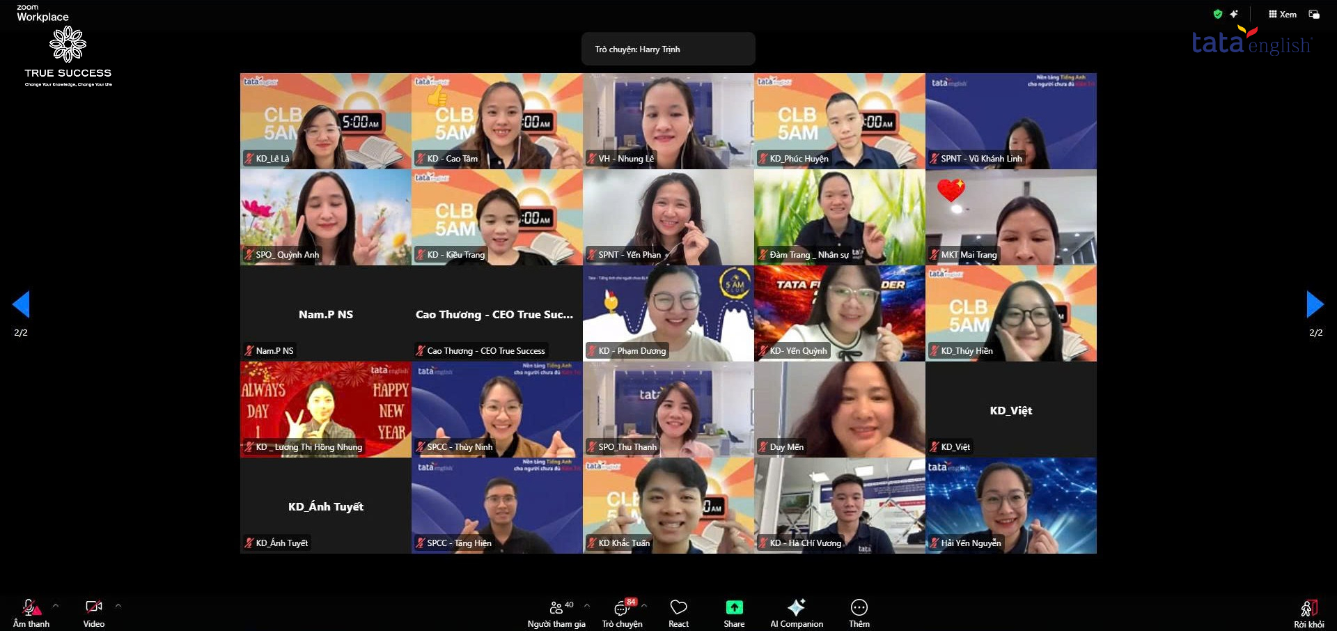 Buổi tổng kết khóa huấn luyện Lãnh đạo bản thân - Inhouse TATA English 6 4